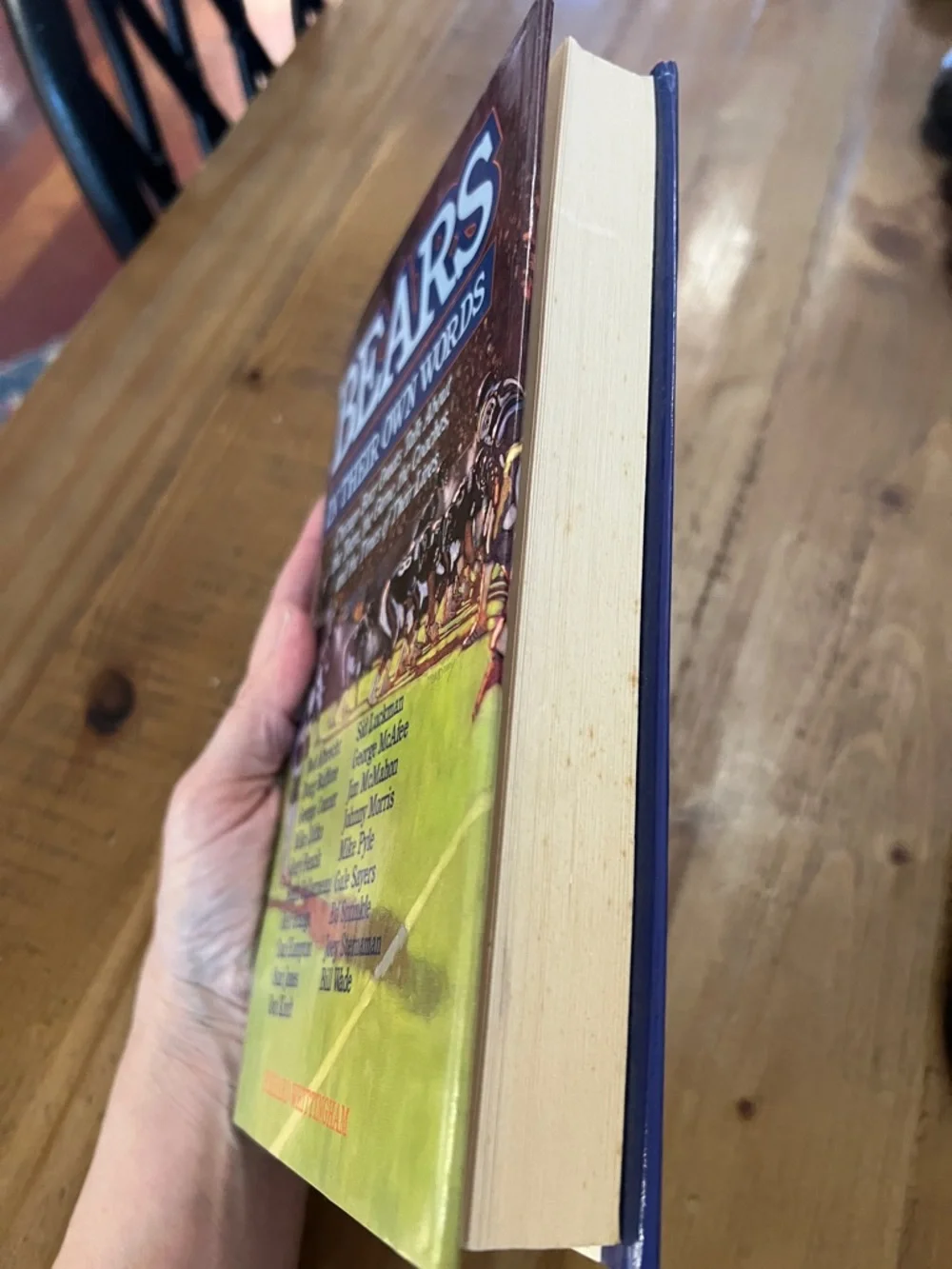 BEARS In Their Own Words Book Chicago Bears Great talk about team & their lives